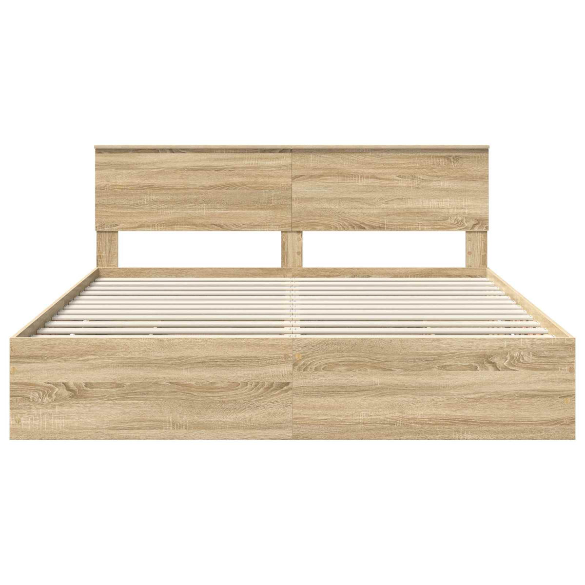 Bed Frame with Drawer Sonoma Oak 180 x 200 cm Engineered Wood