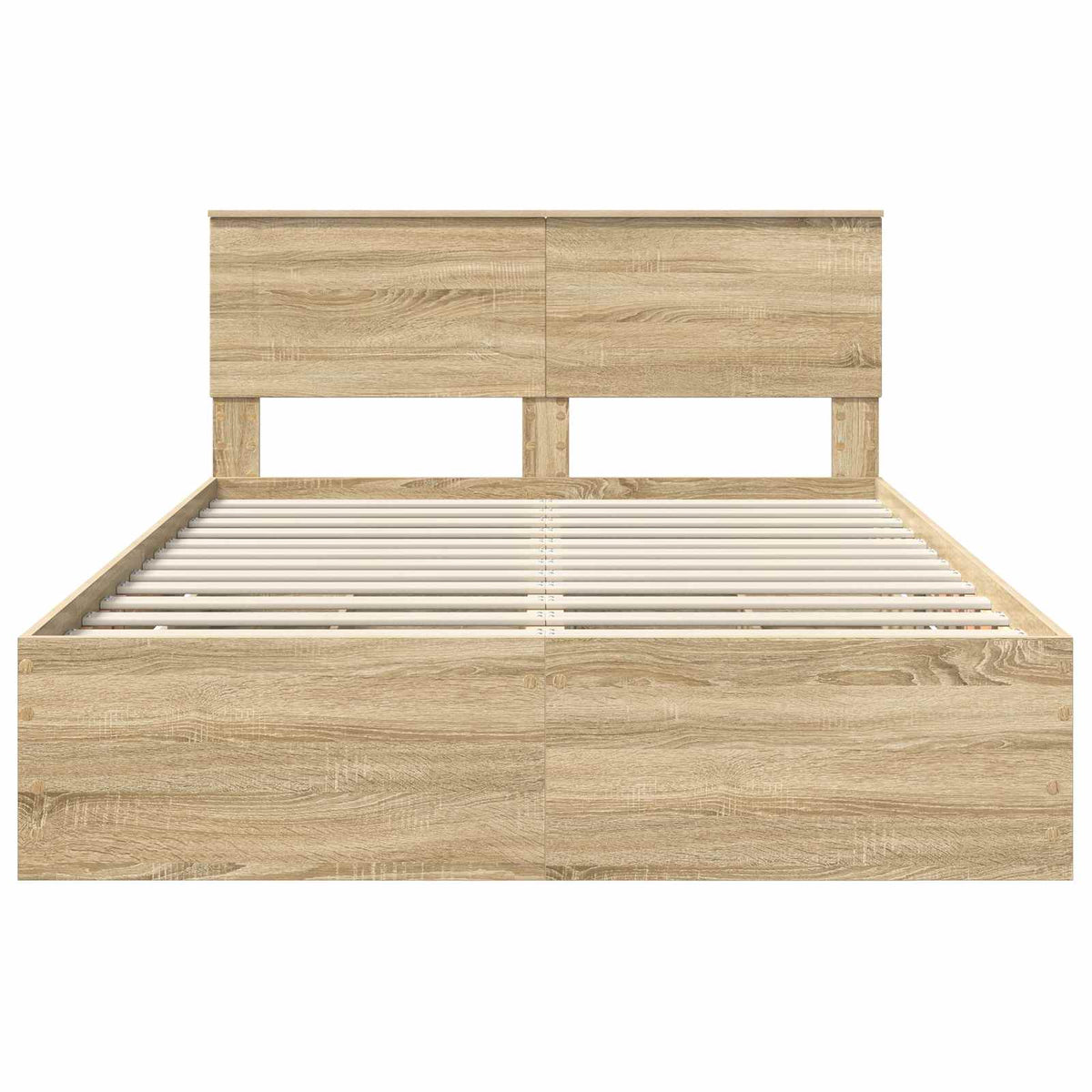 Bed Frame with Drawer Sonoma Oak 150 x 200 cm Engineered Wood