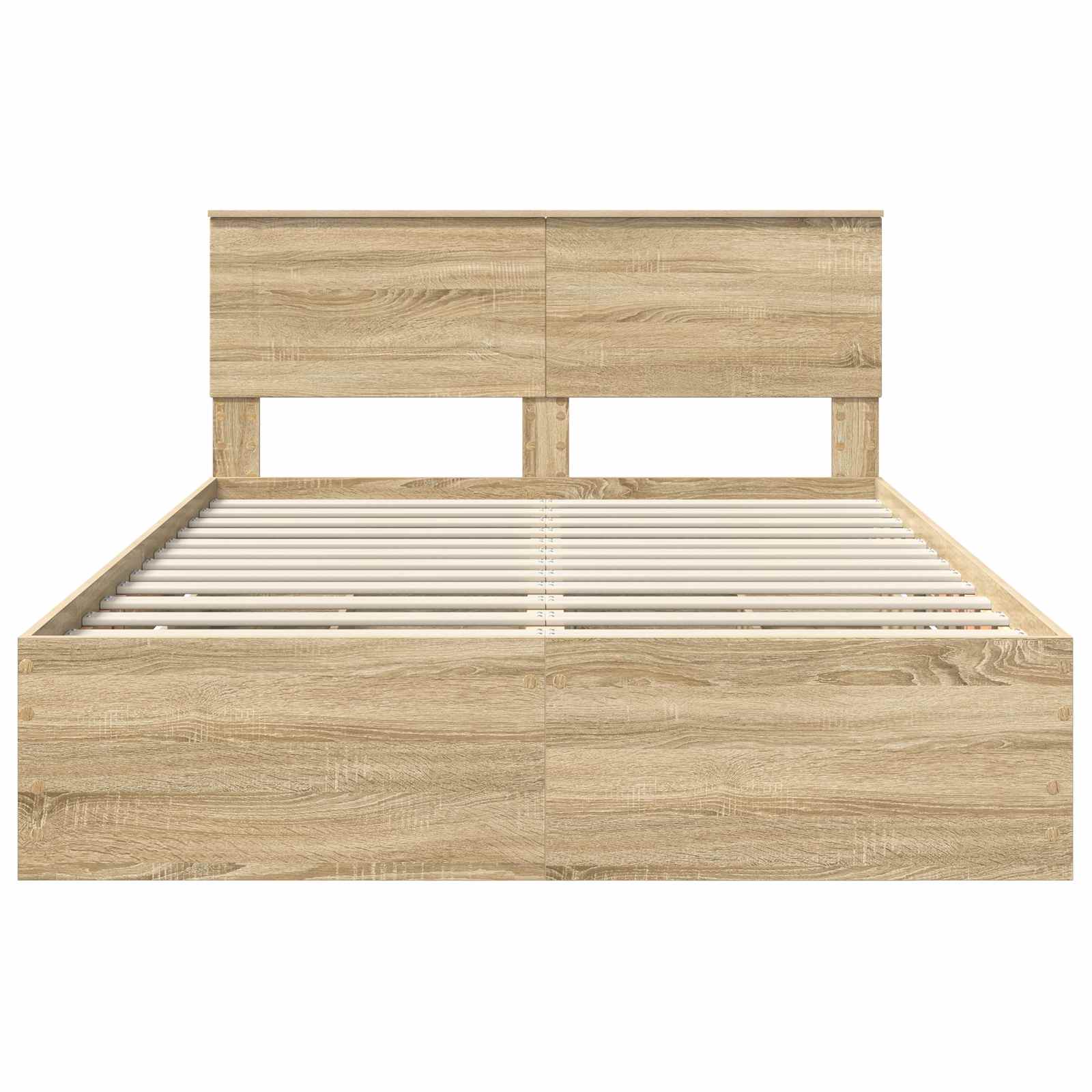 Bed Frame with Drawer Sonoma Oak 150 x 200 cm Engineered Wood