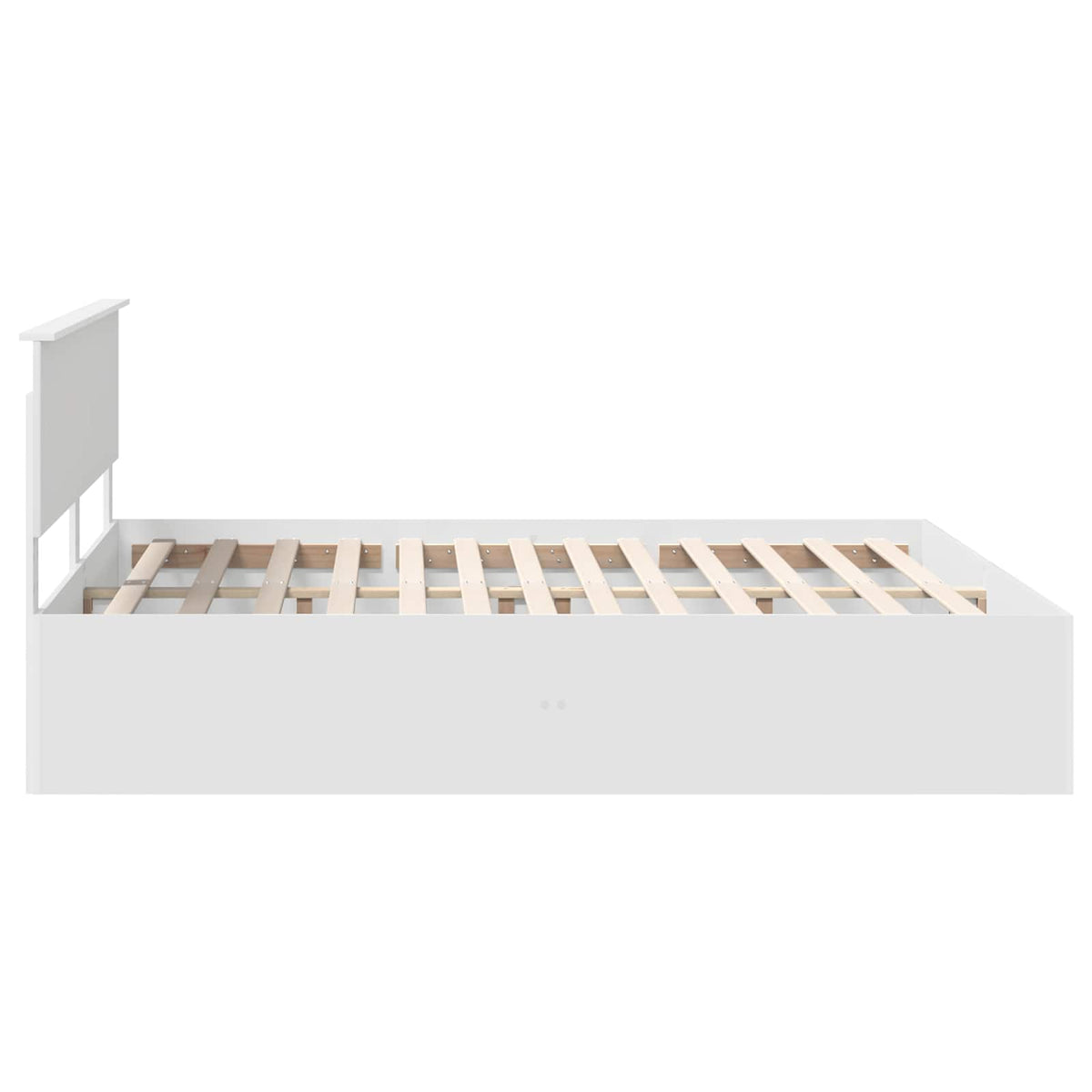 Bed Frame with Headboard White 180 x 200 cm Engineered Wood