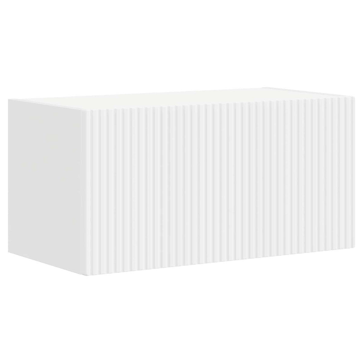 TV Cabinet Set 4 pcs White Engineered Wood