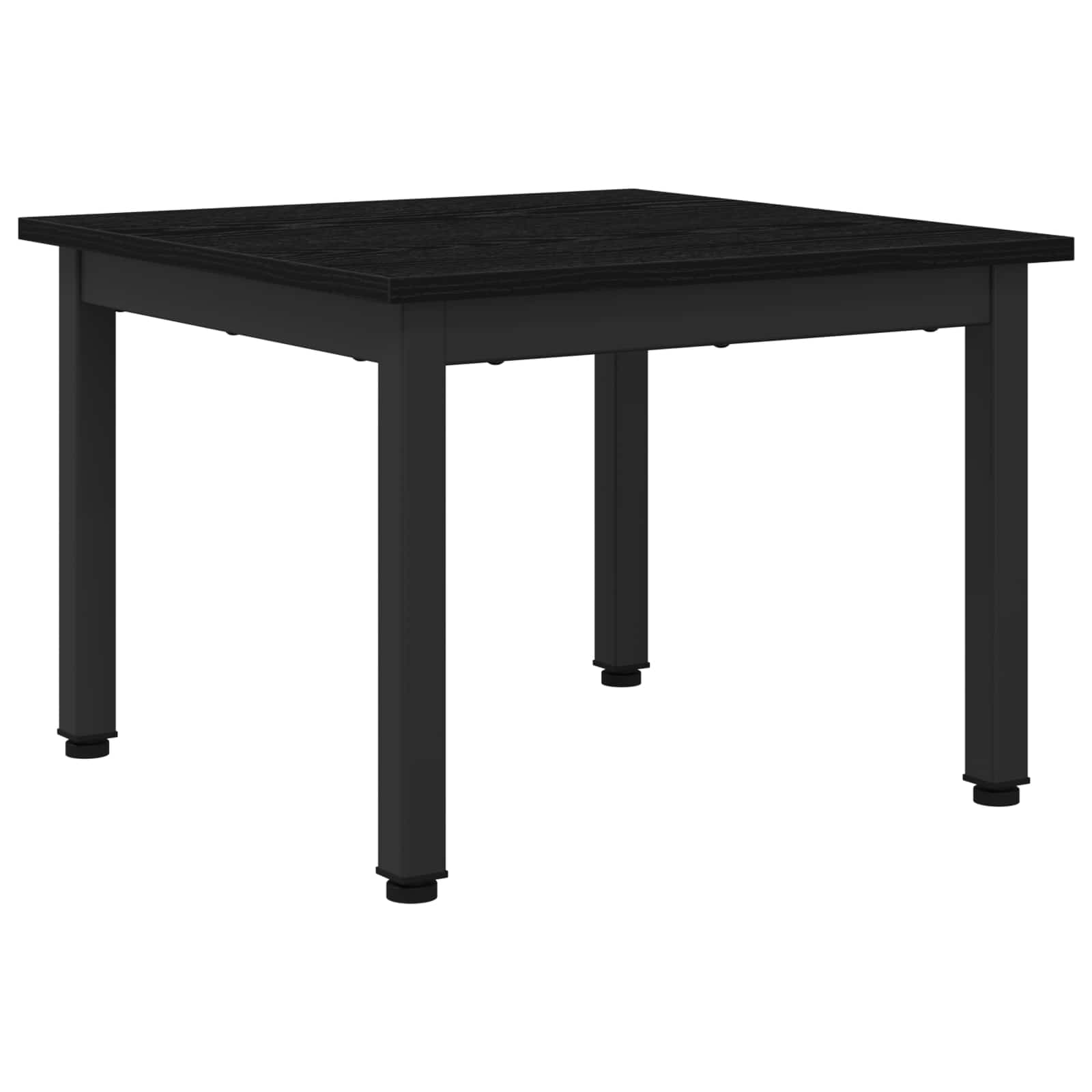Coffee Table Black Oak 50 x 50 x 36 cm Engineered Wood