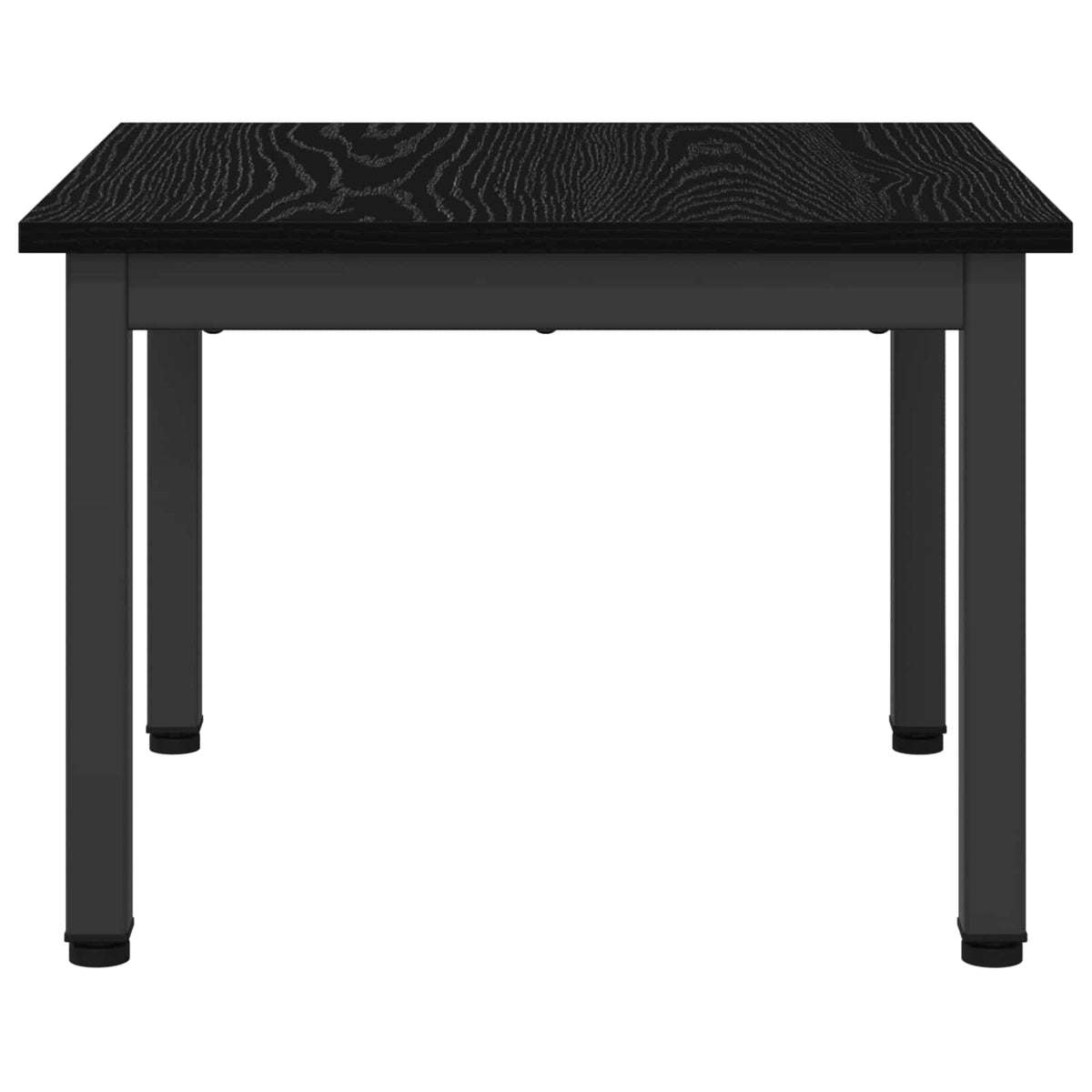 Coffee Table Black Oak 50 x 50 x 36 cm Engineered Wood