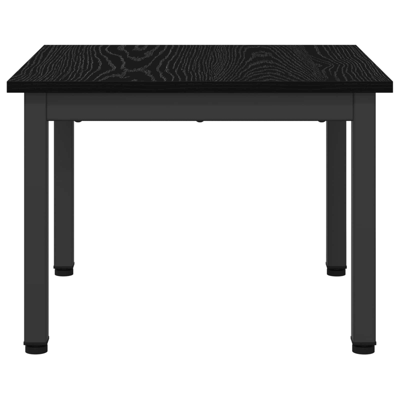 Coffee Table Black Oak 50 x 50 x 36 cm Engineered Wood
