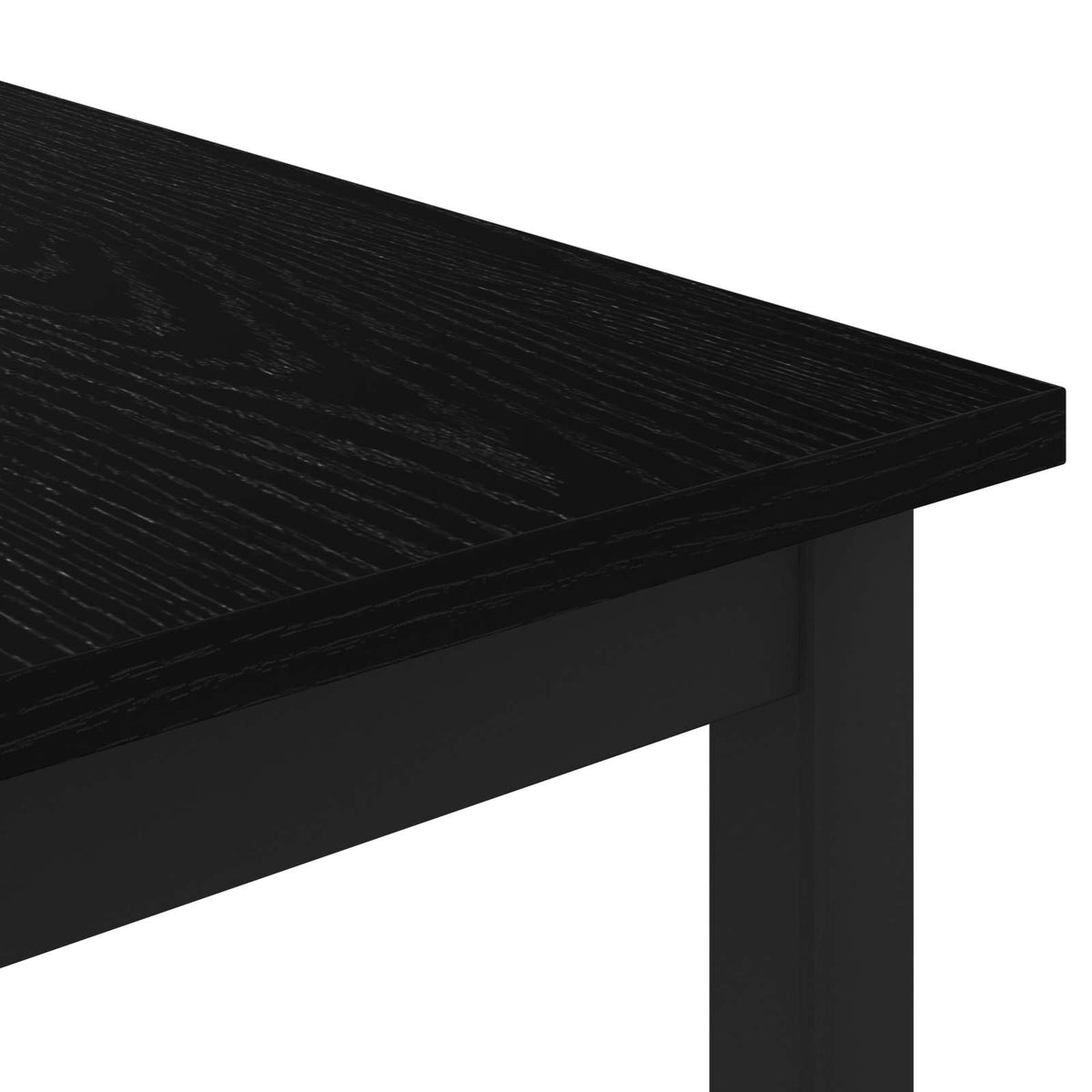 Coffee Table Black Oak 60 x 60 x 36 cm Engineered Wood