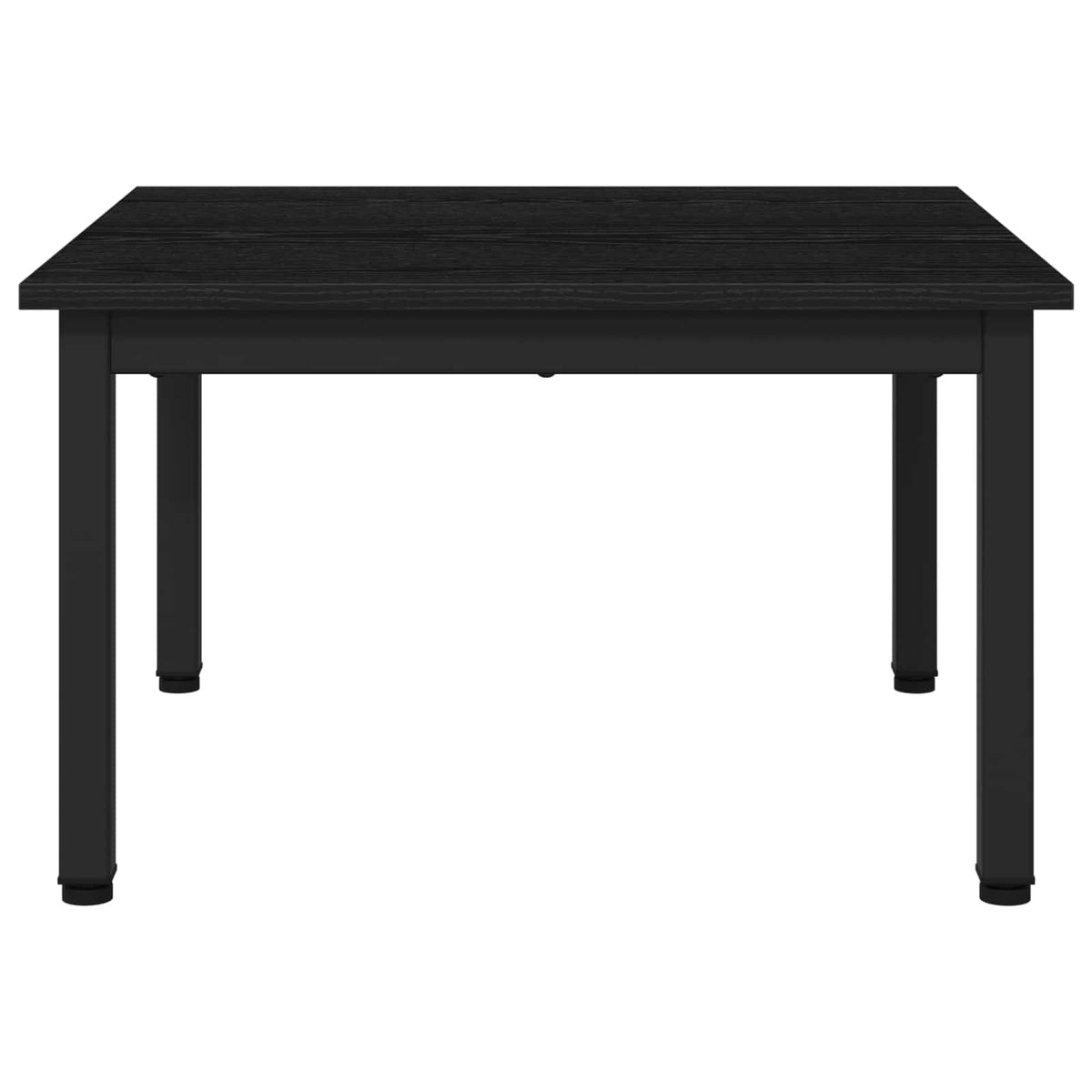 Coffee Table Black Oak 60 x 60 x 36 cm Engineered Wood