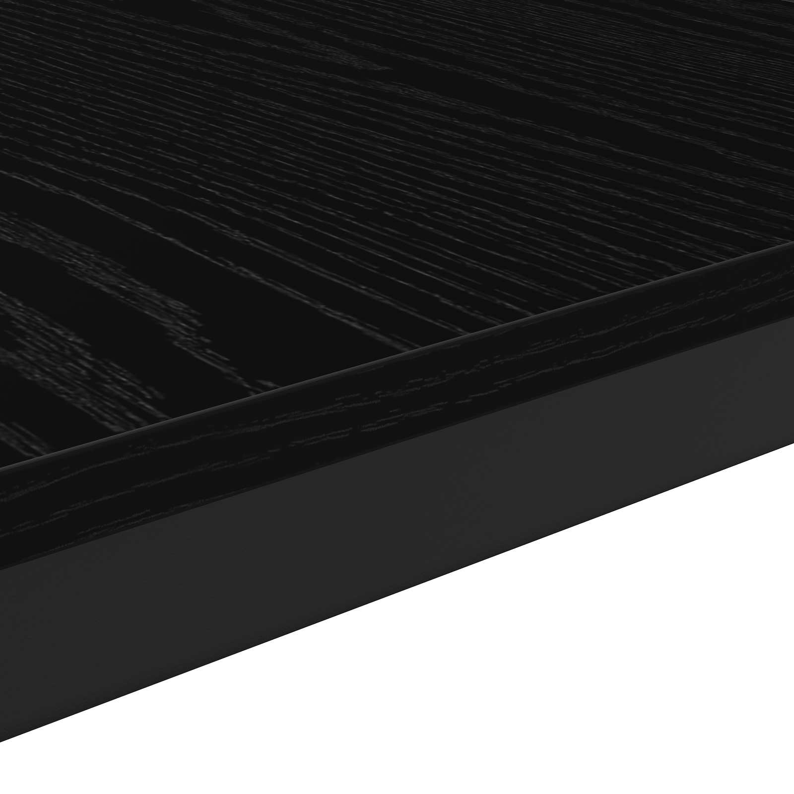 Coffee Table Black Oak 60 x 50 x 36 cm Engineered Wood