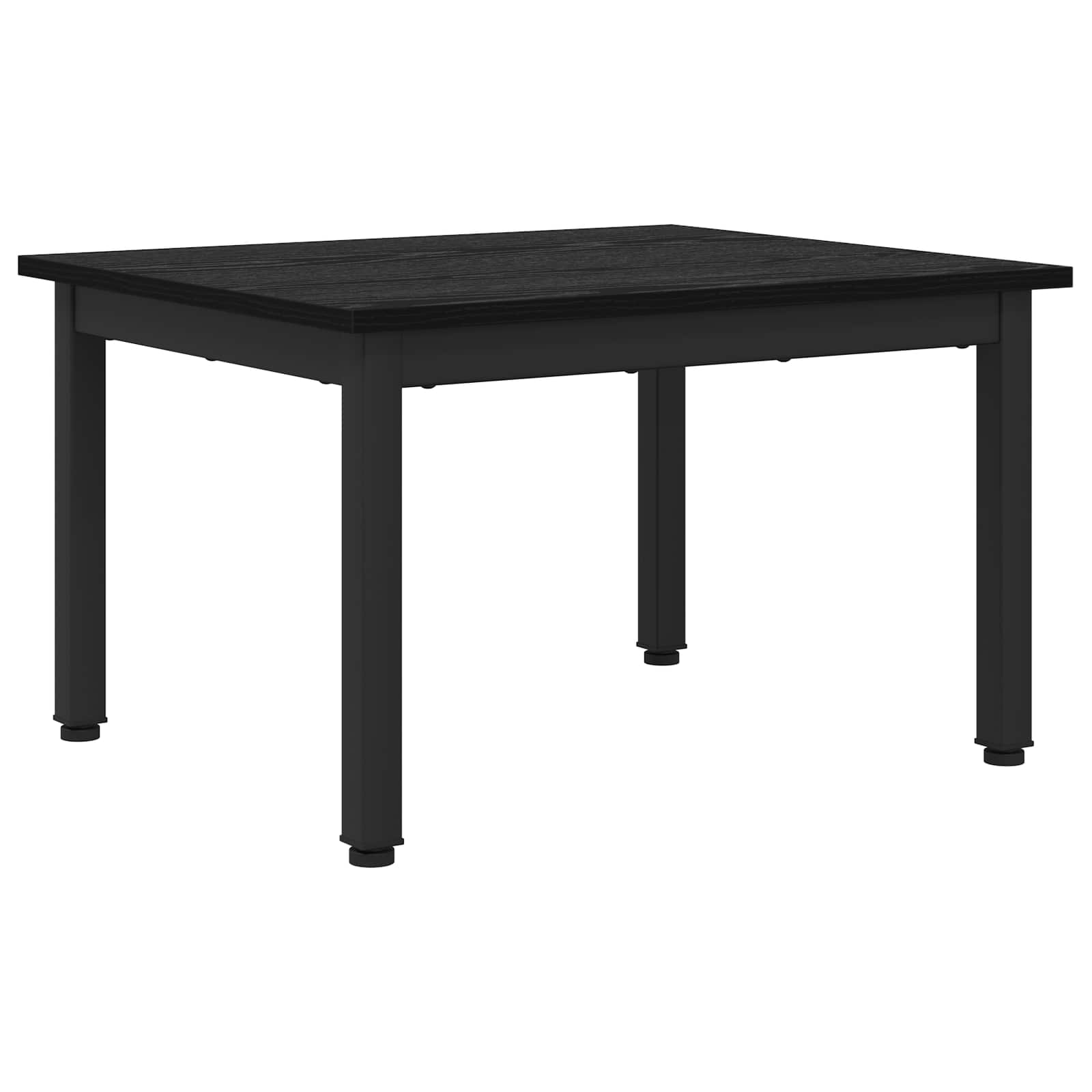 Coffee Table Black Oak 60 x 50 x 36 cm Engineered Wood