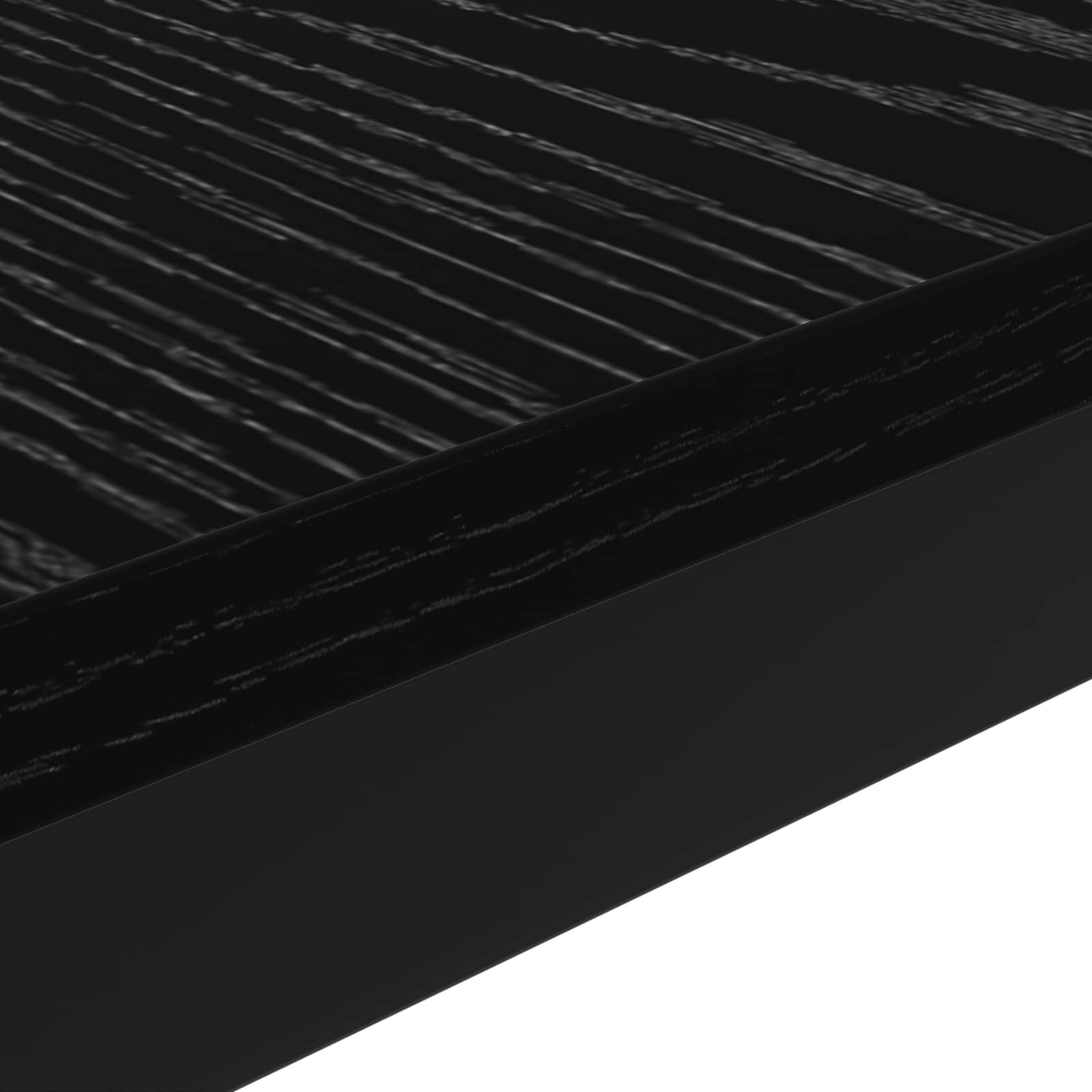 Coffee Table Black Oak 100 x 50 x 45 cm Engineered Wood