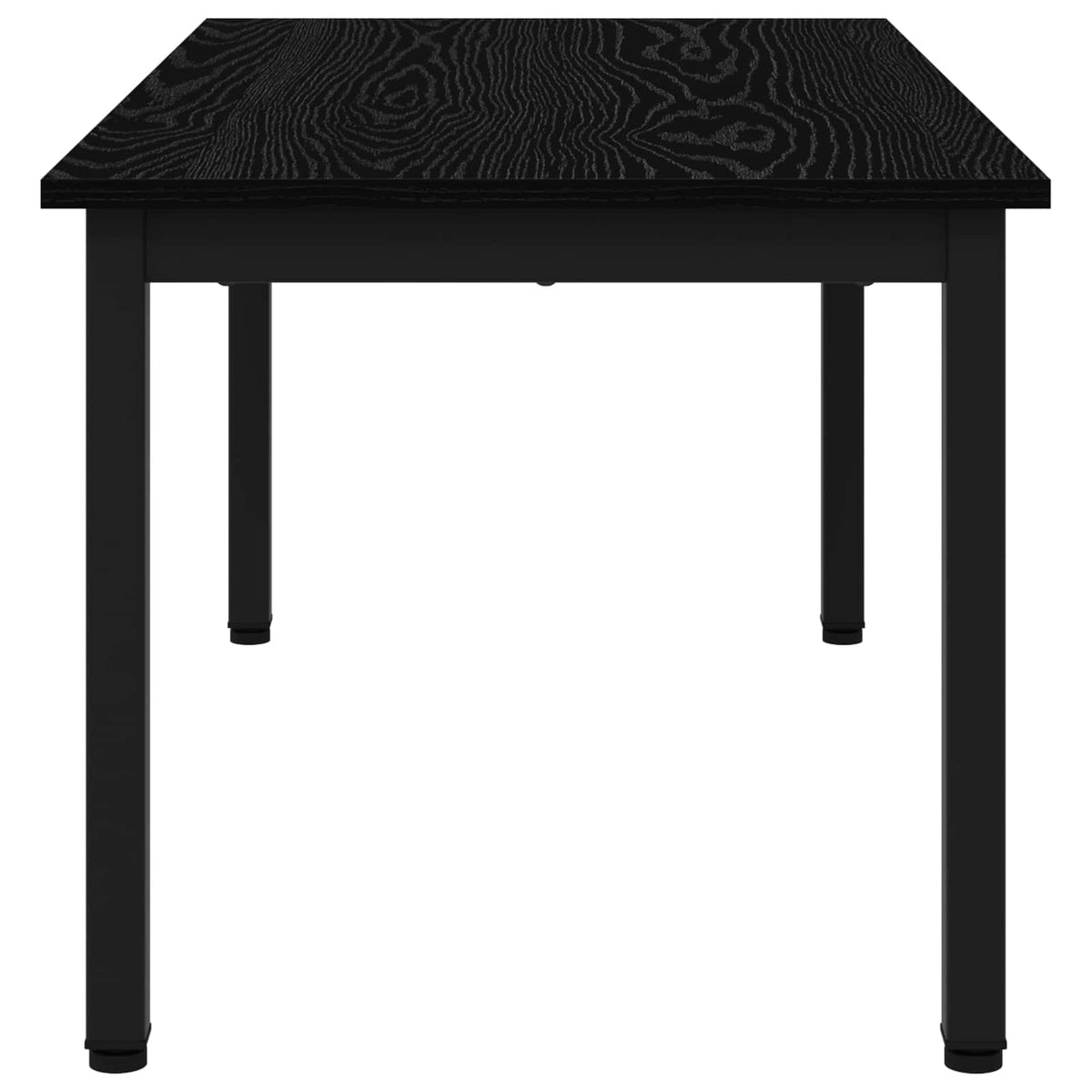 Coffee Table Black Oak 100 x 50 x 45 cm Engineered Wood