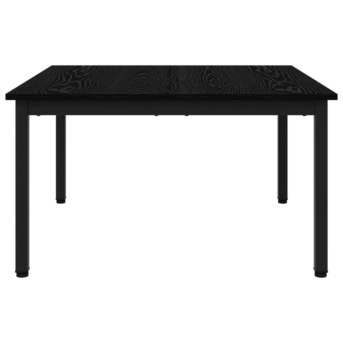 Coffee Table Black Oak 80 x 80 x 45 cm Engineered Wood
