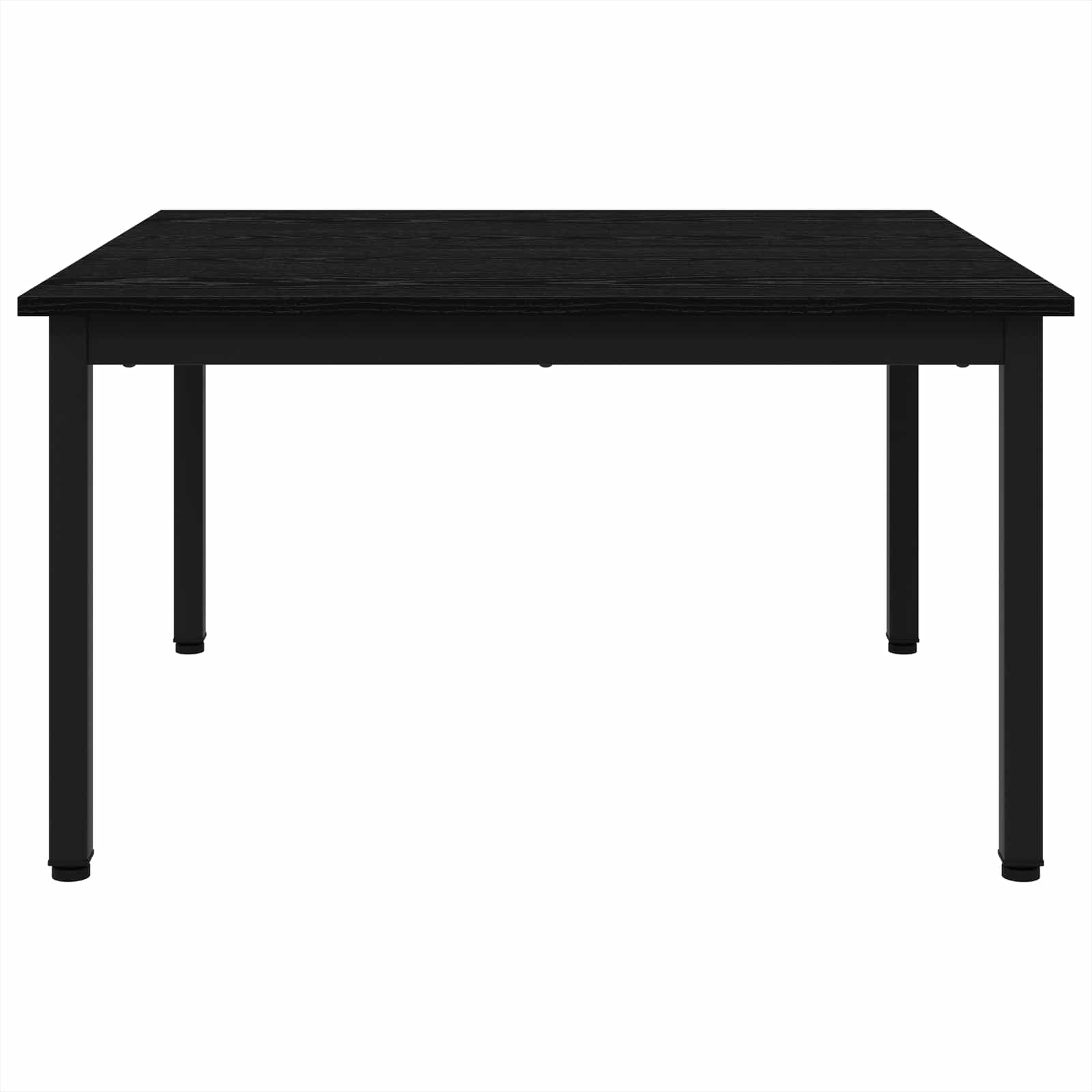 Coffee Table Black Oak 80 x 80 x 45 cm Engineered Wood