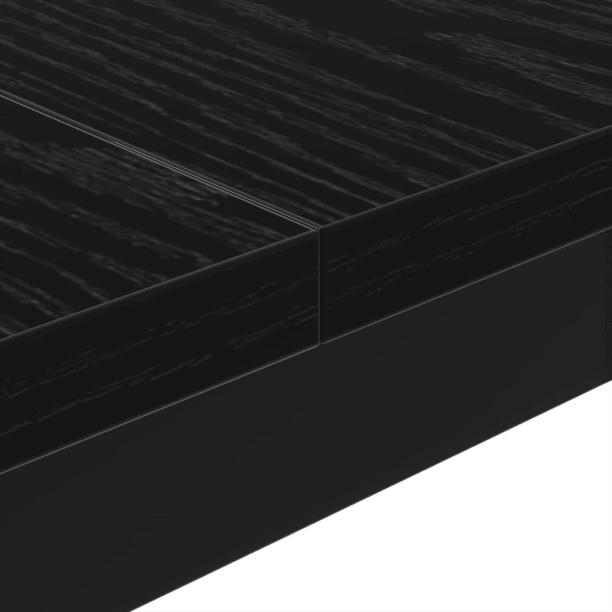 Coffee Table Black Oak 100 x 100 x 45 cm Engineered Wood