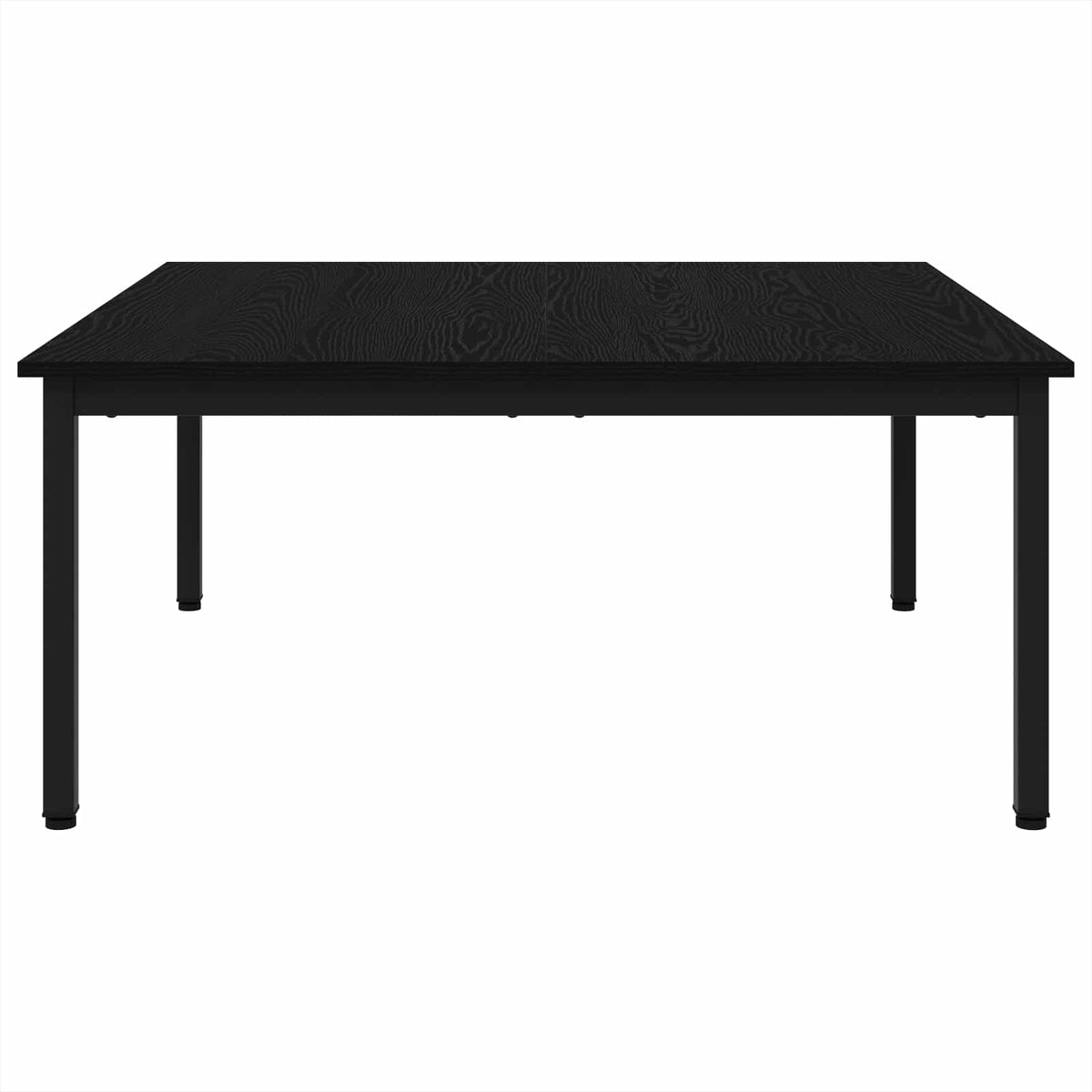 Coffee Table Black Oak 100 x 100 x 45 cm Engineered Wood