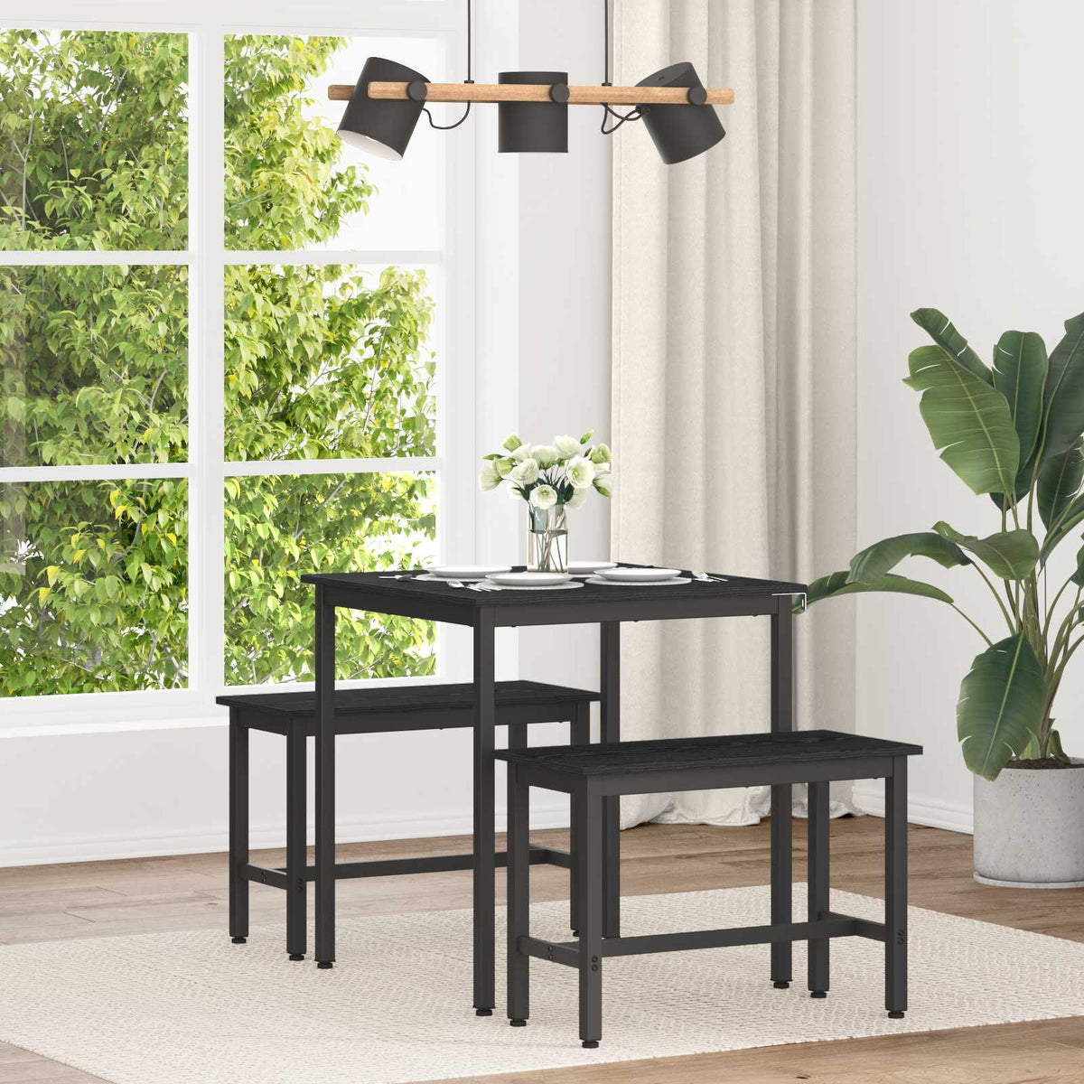 Dining Tables 70 x 70 x 75 cm METAL