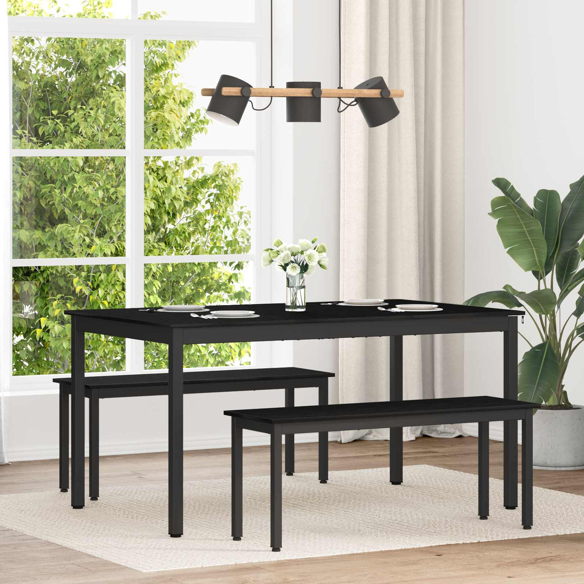 Dining Tables 150 x 78 x 75 cm METAL