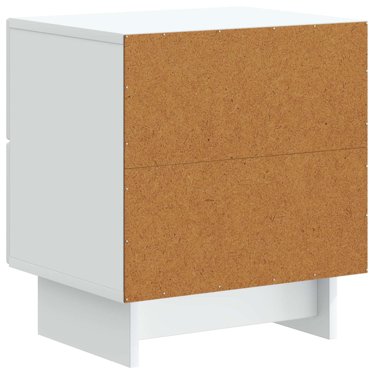 Bedside Cabinet White 43 x 34.5 x 47.5 cm Engineered Wood