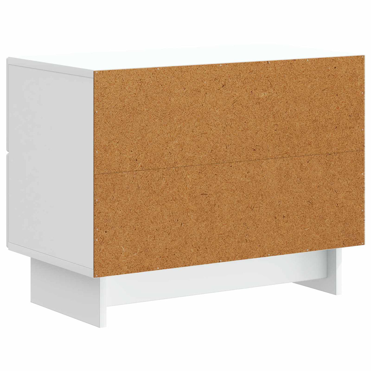 Bedside Cabinet White 62 x 34.5 x 47.5 cm Engineered Wood