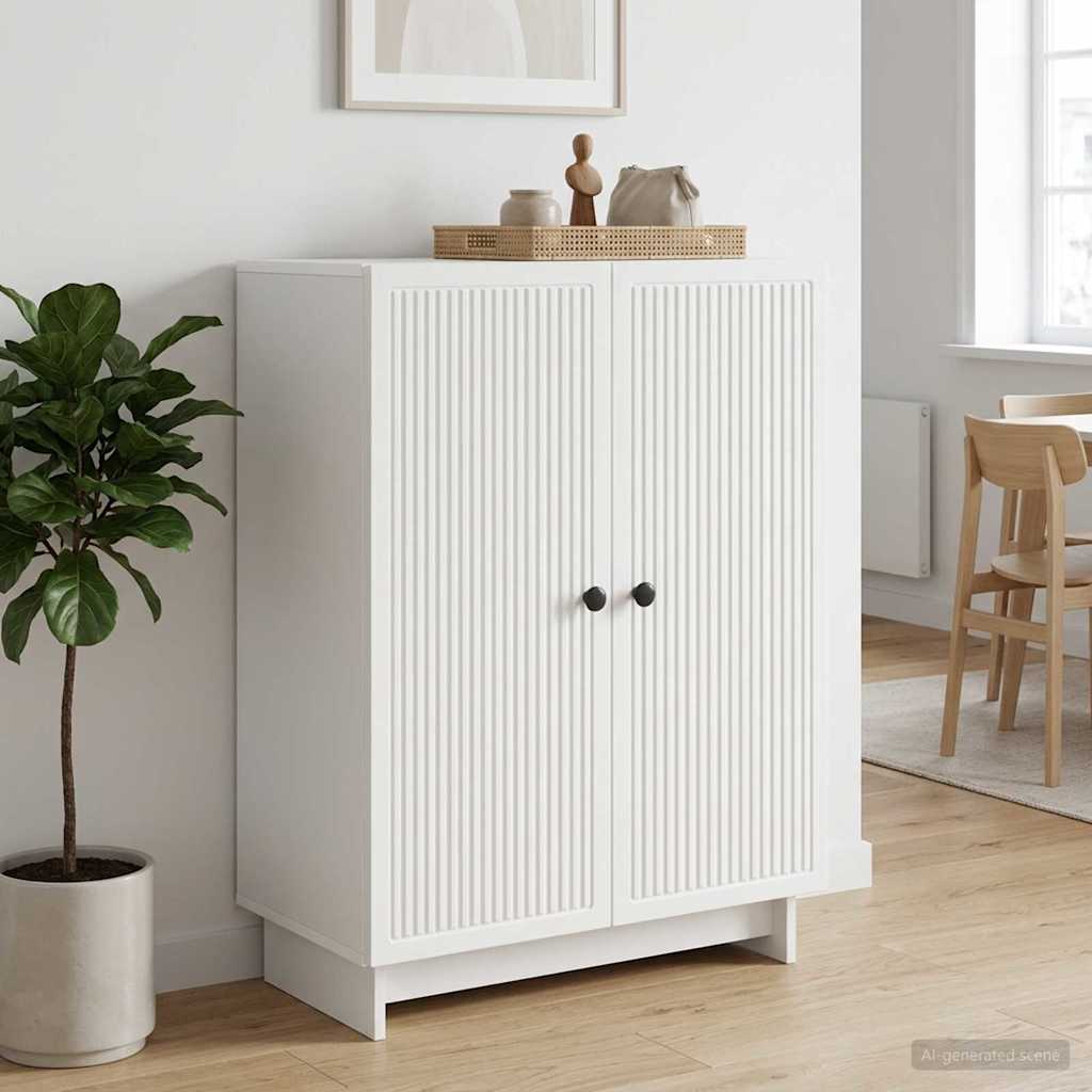 Sideboard White 66 x 34.5 x 90 cm Engineered Wood