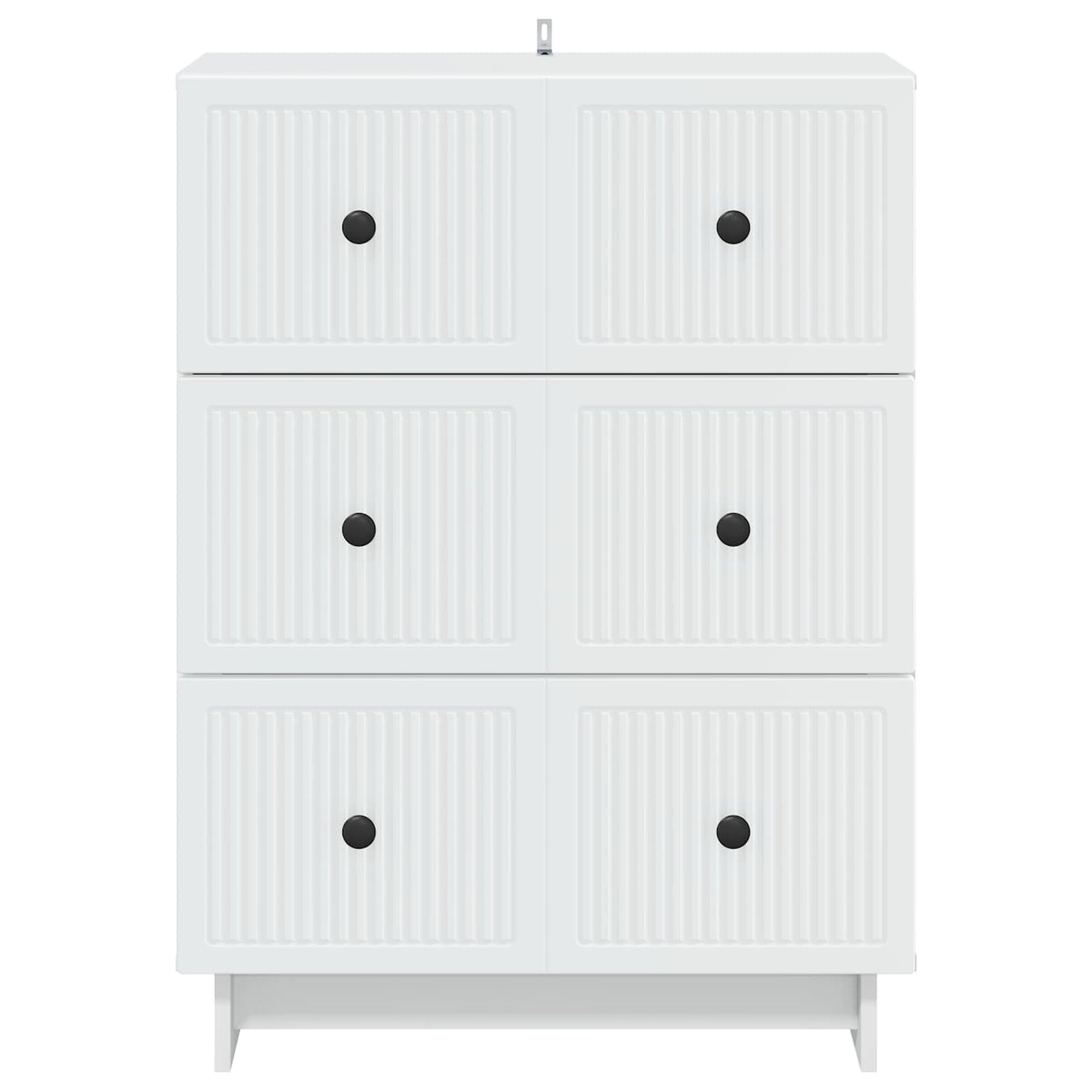 Drawer Cabinet White 66 x 34.5 x 90 cm Engineered Wood
