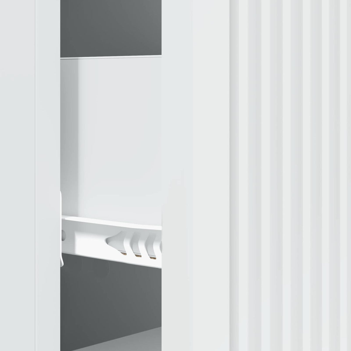 Drawer Cabinet White 33 x 34.5 x 90 cm Engineered Wood