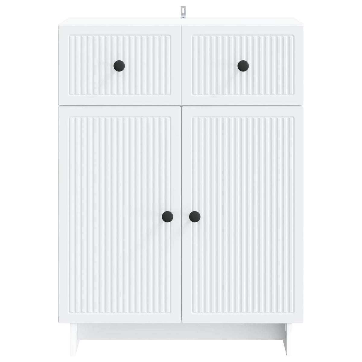 Sideboard with Drawer White 66 x 34.5 x 90 cm Engineered Wood