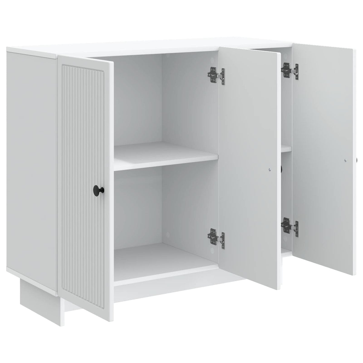 Sideboard White 89 x 34.5 x 80 cm Engineered Wood