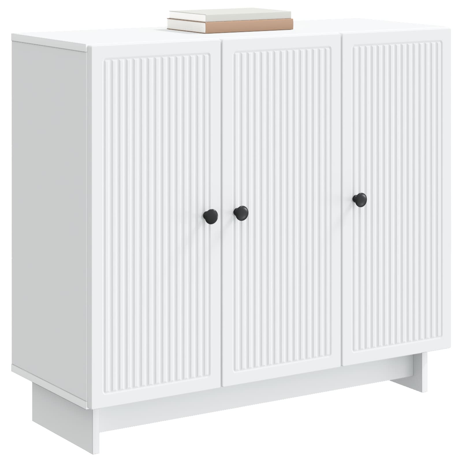 Sideboard White 89 x 34.5 x 80 cm Engineered Wood