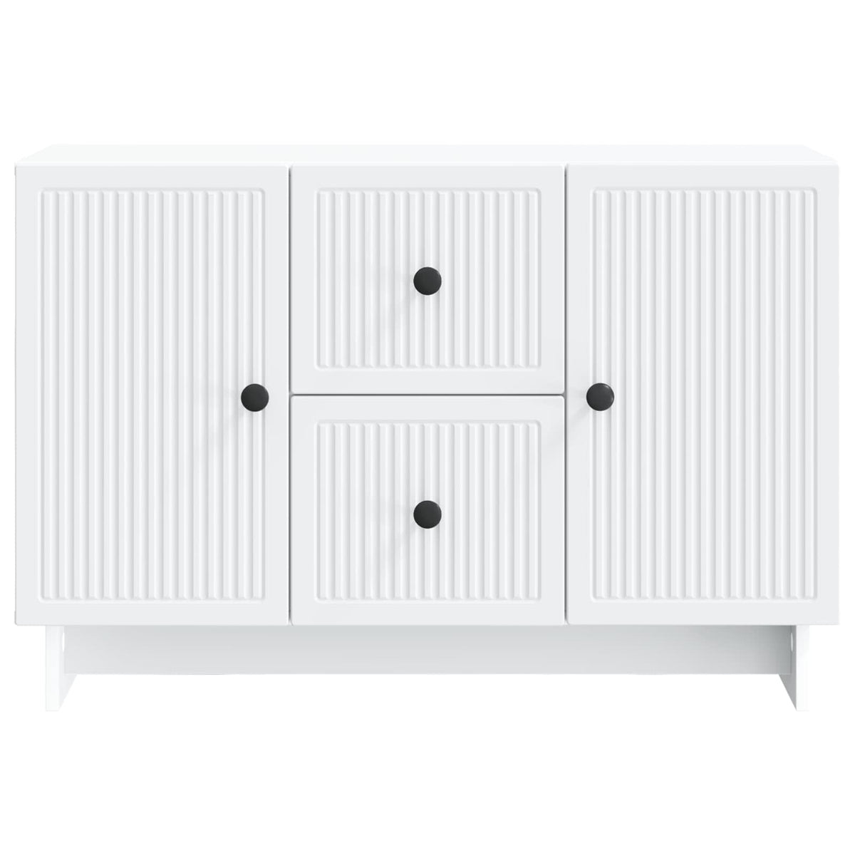 Sideboard with Drawer White 89 x 34.5 x 60 cm Engineered Wood