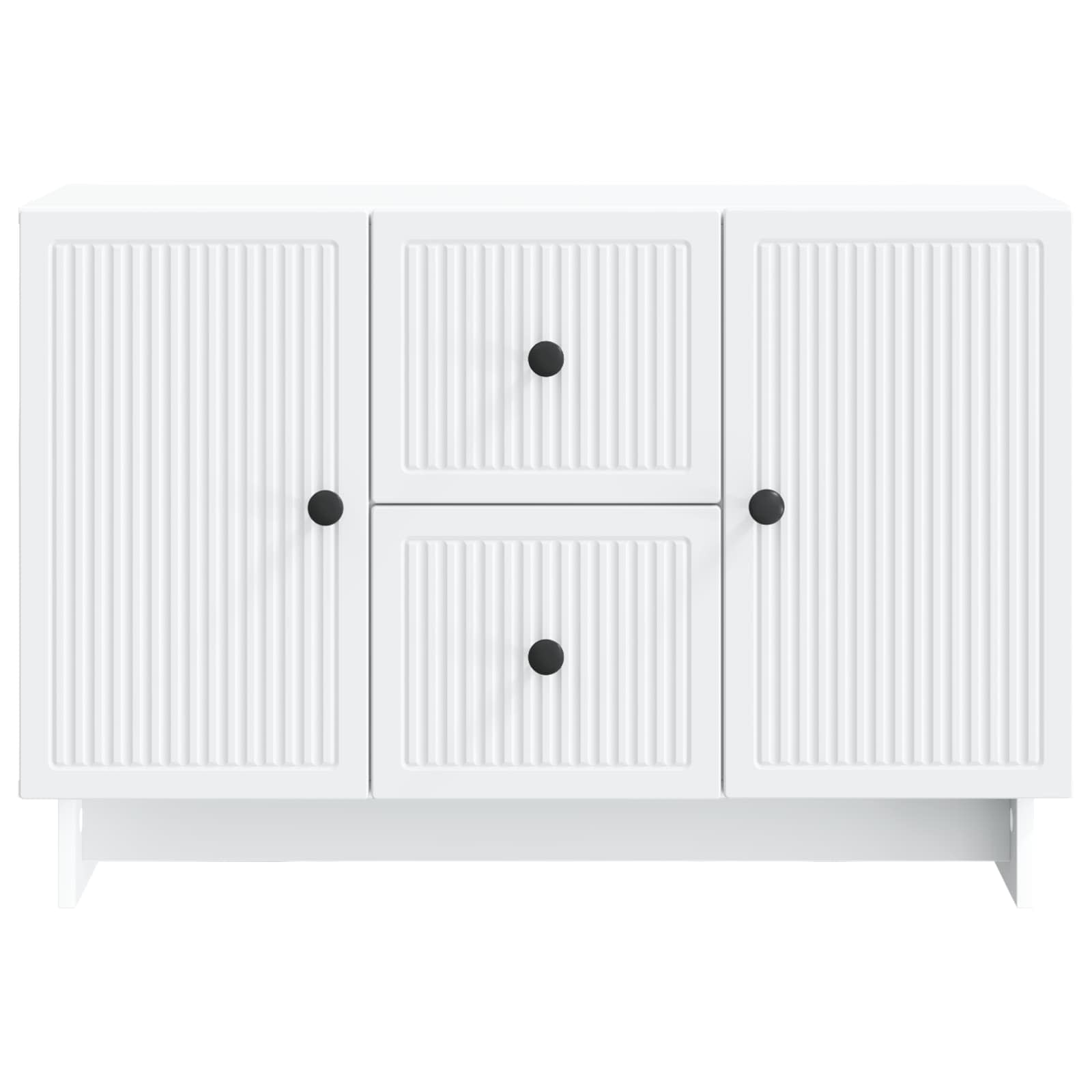 Sideboard with Drawer White 89 x 34.5 x 60 cm Engineered Wood