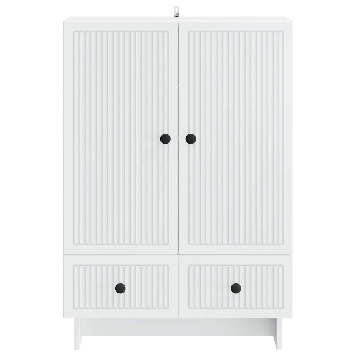 Sideboard White 66 x 34.5 x 95 cm Engineered Wood