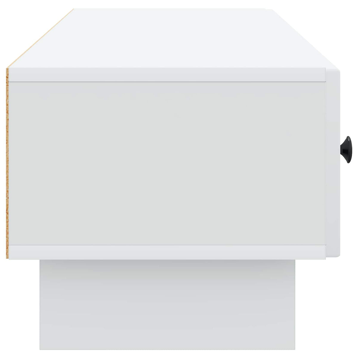 TV Cabinet with Drawer White 147 x 34.5 x 30 cm Engineered Wood