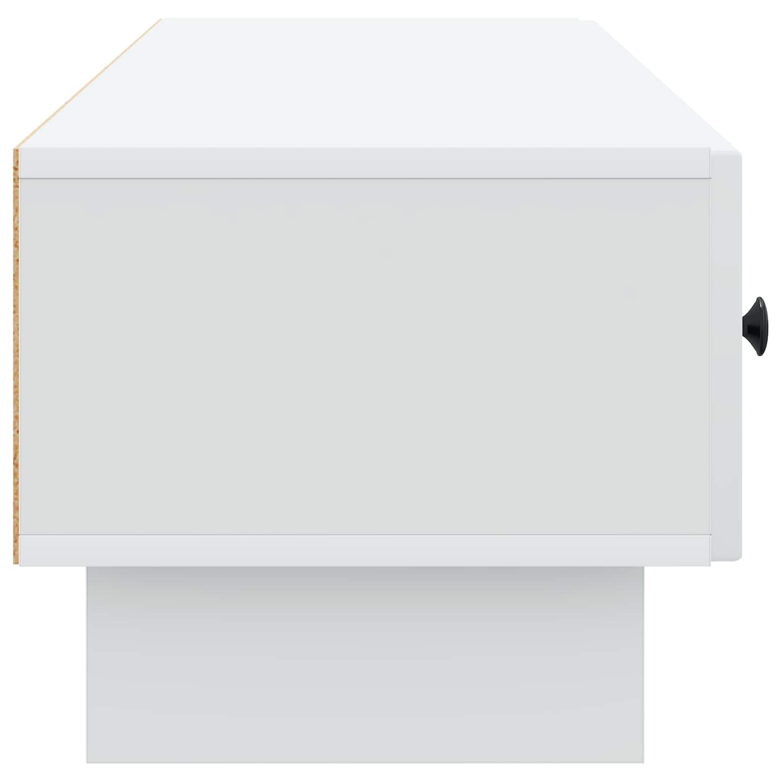 TV Cabinet with Drawer White 147 x 34.5 x 30 cm Engineered Wood