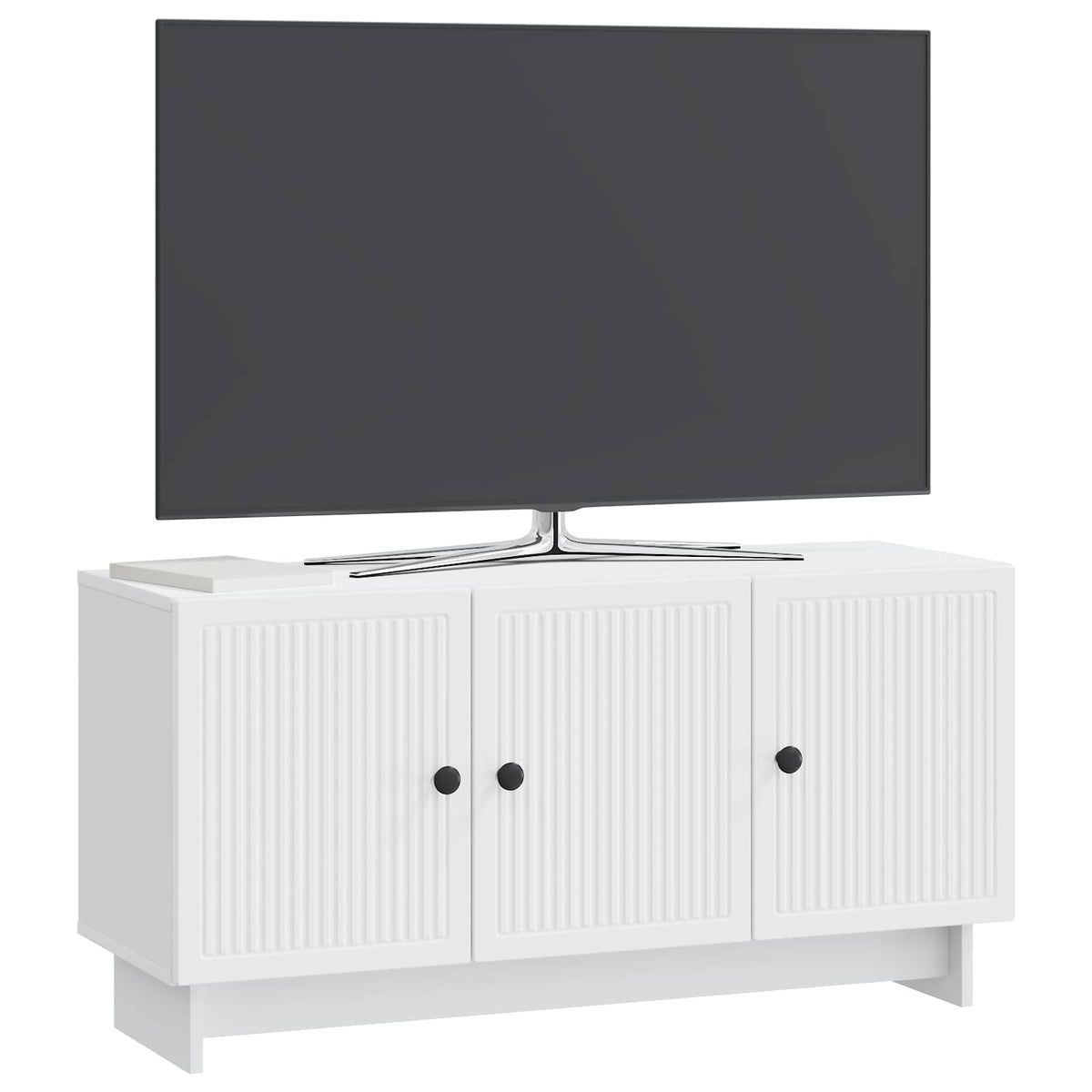 TV Cabinet White 99 x 34.5 x 50 cm Engineered Wood