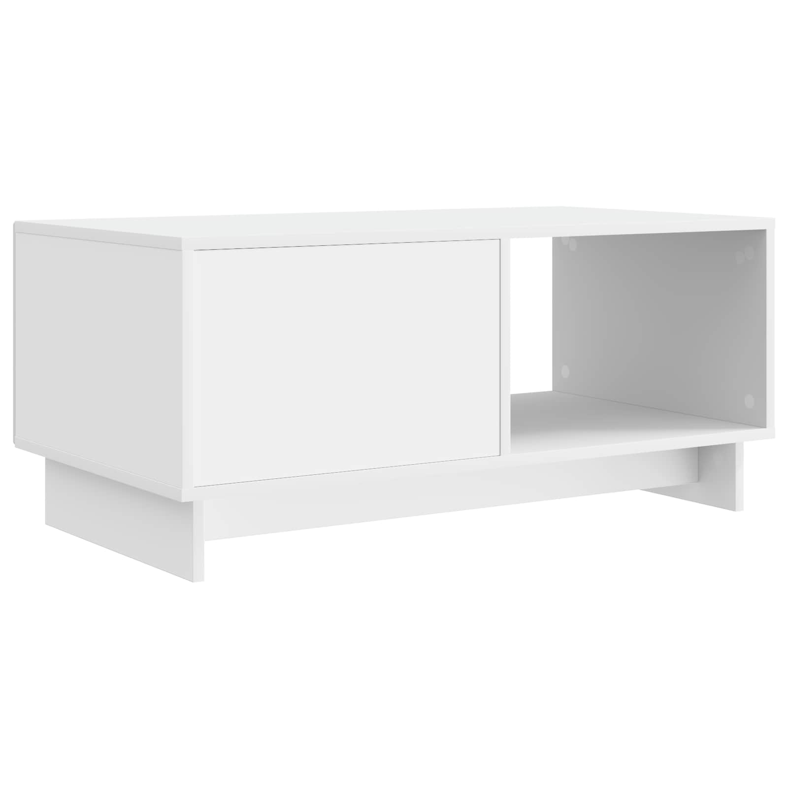 Coffee Table White 90 x 50 x 40 cm Engineered Wood