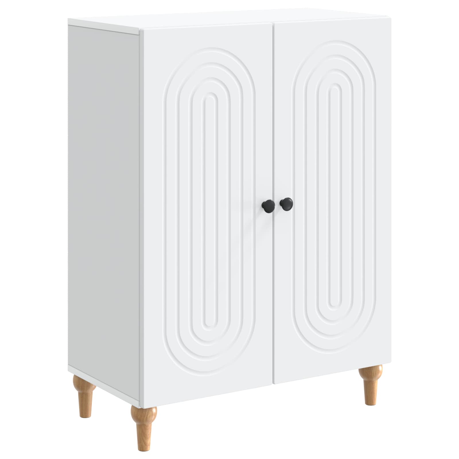 Sideboard White 66 x 34.5 x 90 cm Engineered Wood