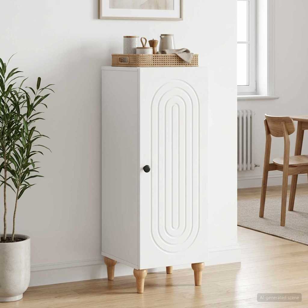 Sideboard White 33 x 34.5 x 90 cm Engineered Wood