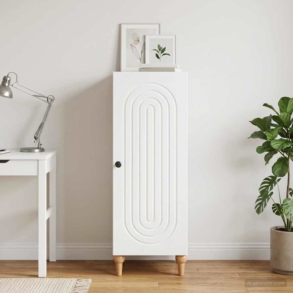 Sideboard White 33 x 34.5 x 90 cm Engineered Wood