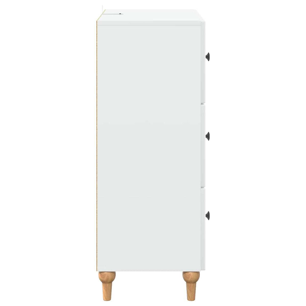 Drawer Cabinet White 66 x 34.5 x 90 cm Engineered Wood