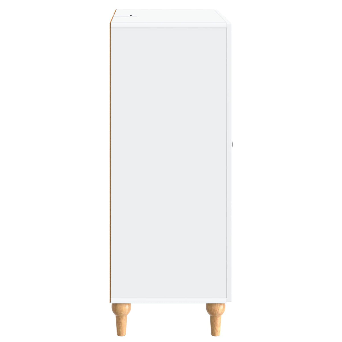 Sideboard with Drawer White 66 x 34.5 x 90 cm Engineered Wood