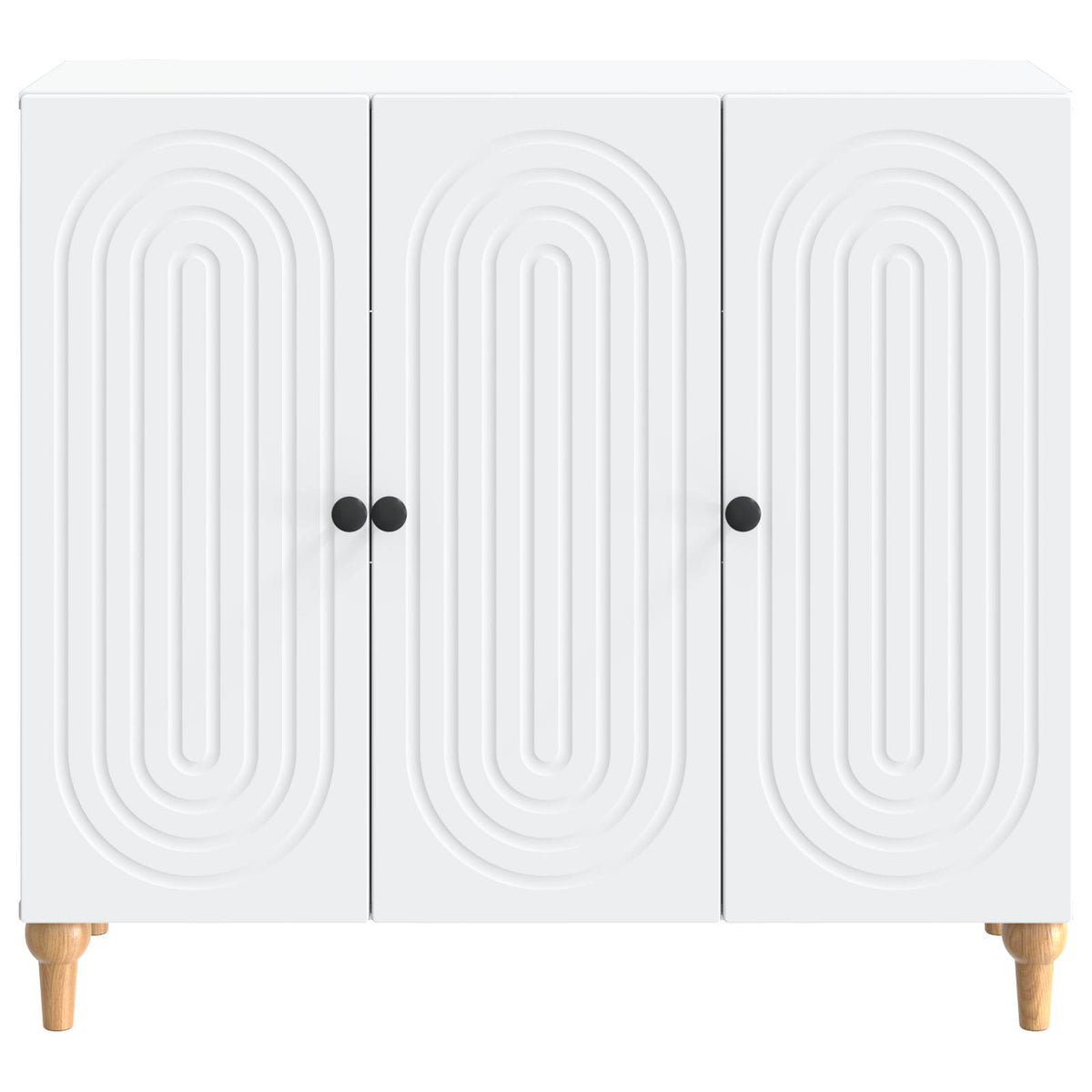 Sideboard White 89 x 34.5 x 80 cm Engineered Wood