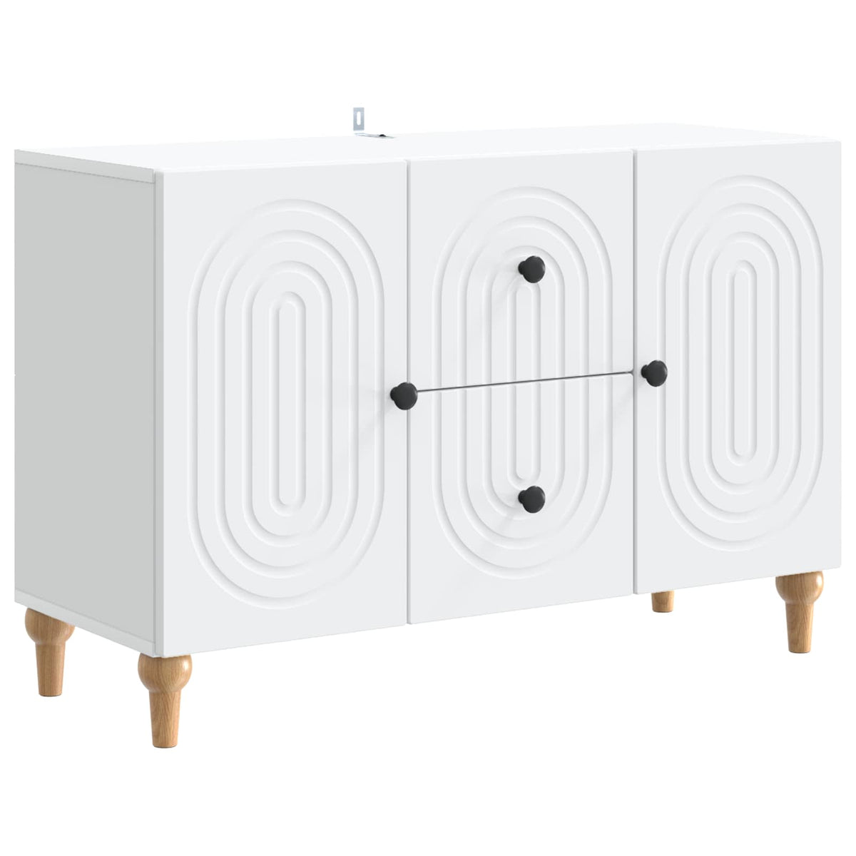 TV Cabinet with Drawer White 89 x 34.5 x 60 cm Engineered Wood