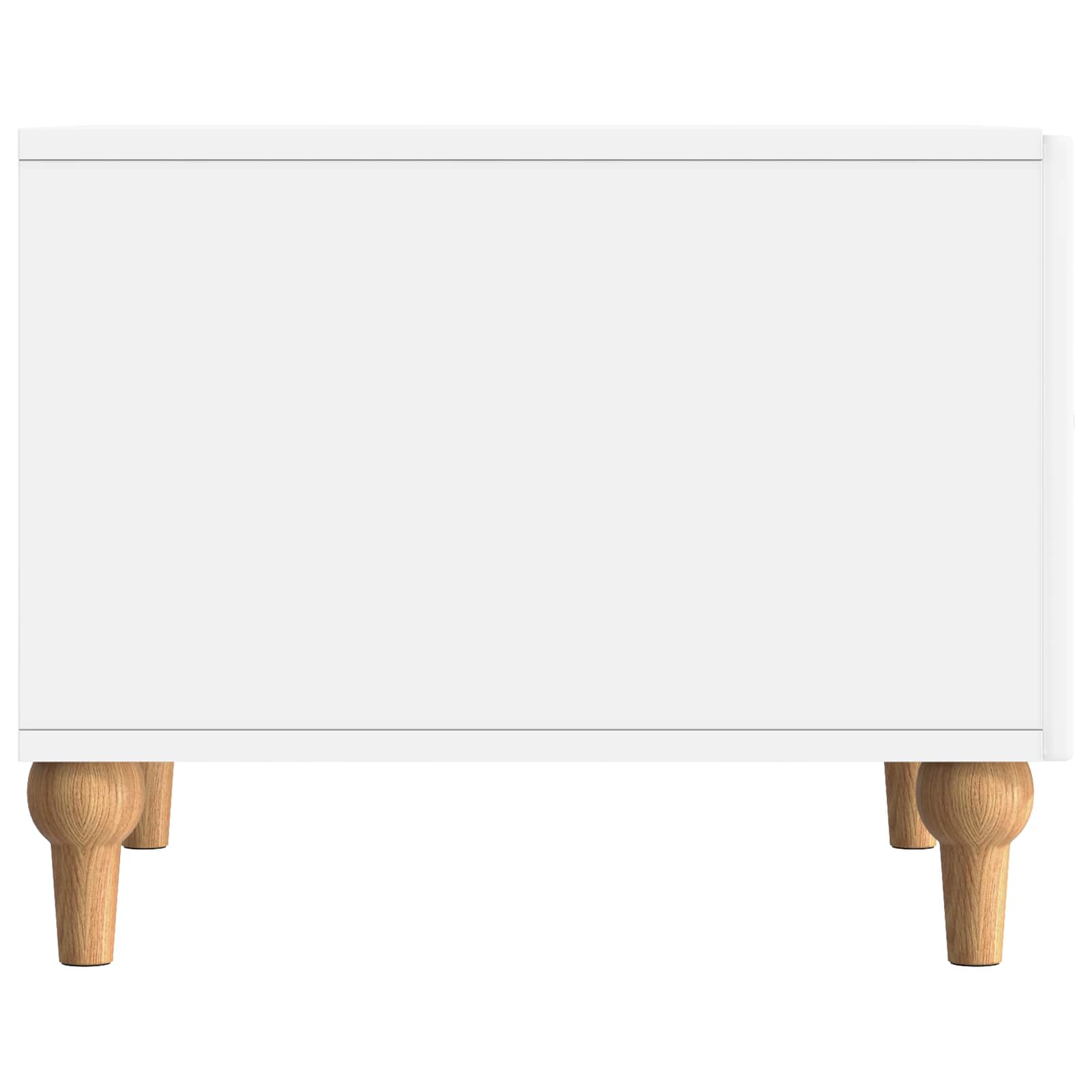 Coffee Table with Drawer White 49 x 50 x 40 cm Engineered Wood