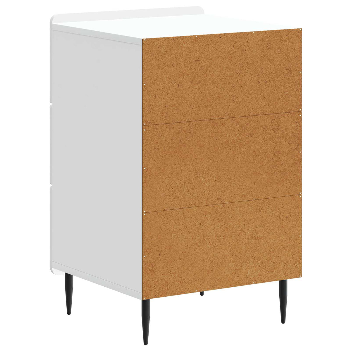 Bedside Cabinet White 43 x 41 x 68 cm Engineered Wood