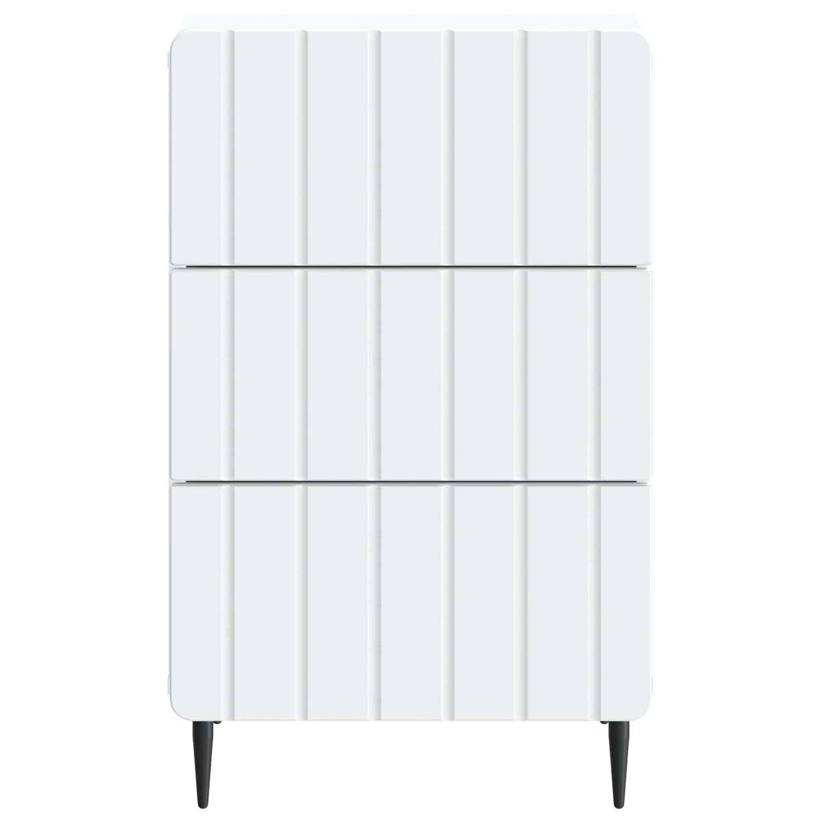 Bedside Cabinet White 43 x 41 x 68 cm Engineered Wood