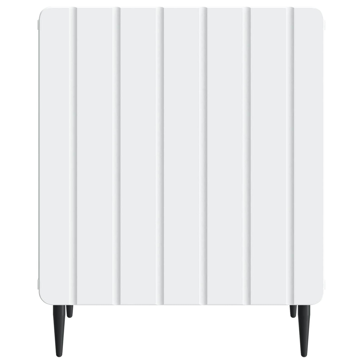 Bedside Cabinet White 43 x 34.5 x 52 cm Engineered Wood
