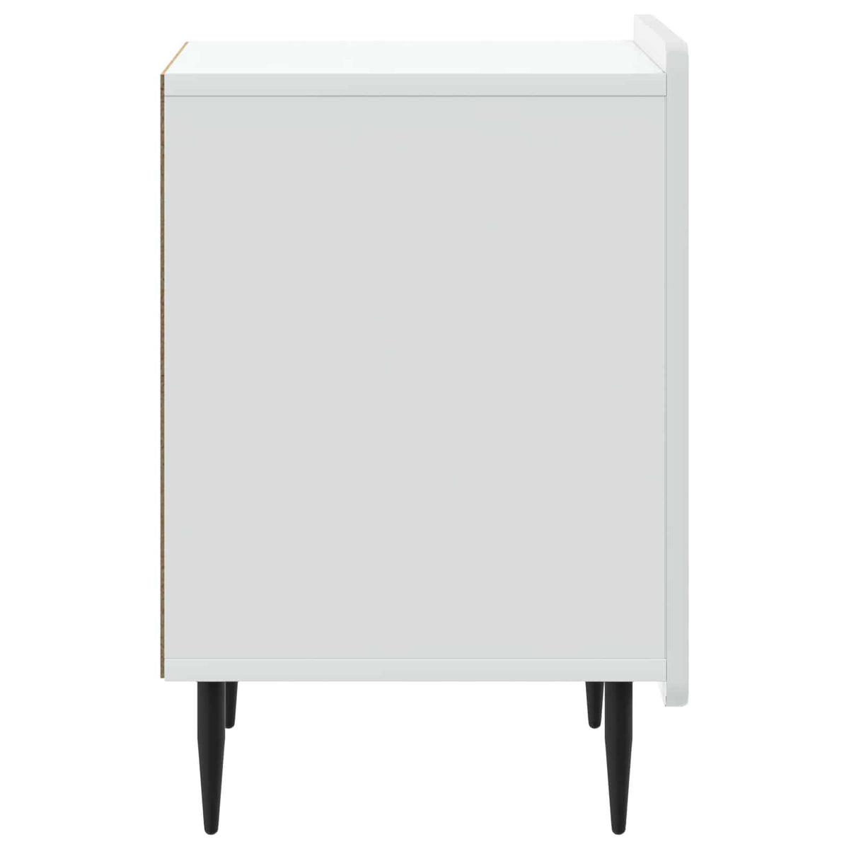 Bedside Cabinet White 43 x 34.5 x 52 cm Engineered Wood