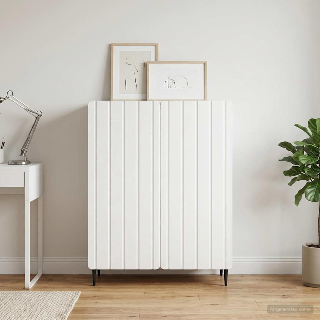 Sideboard White 66 x 34.5 x 92 cm Engineered Wood