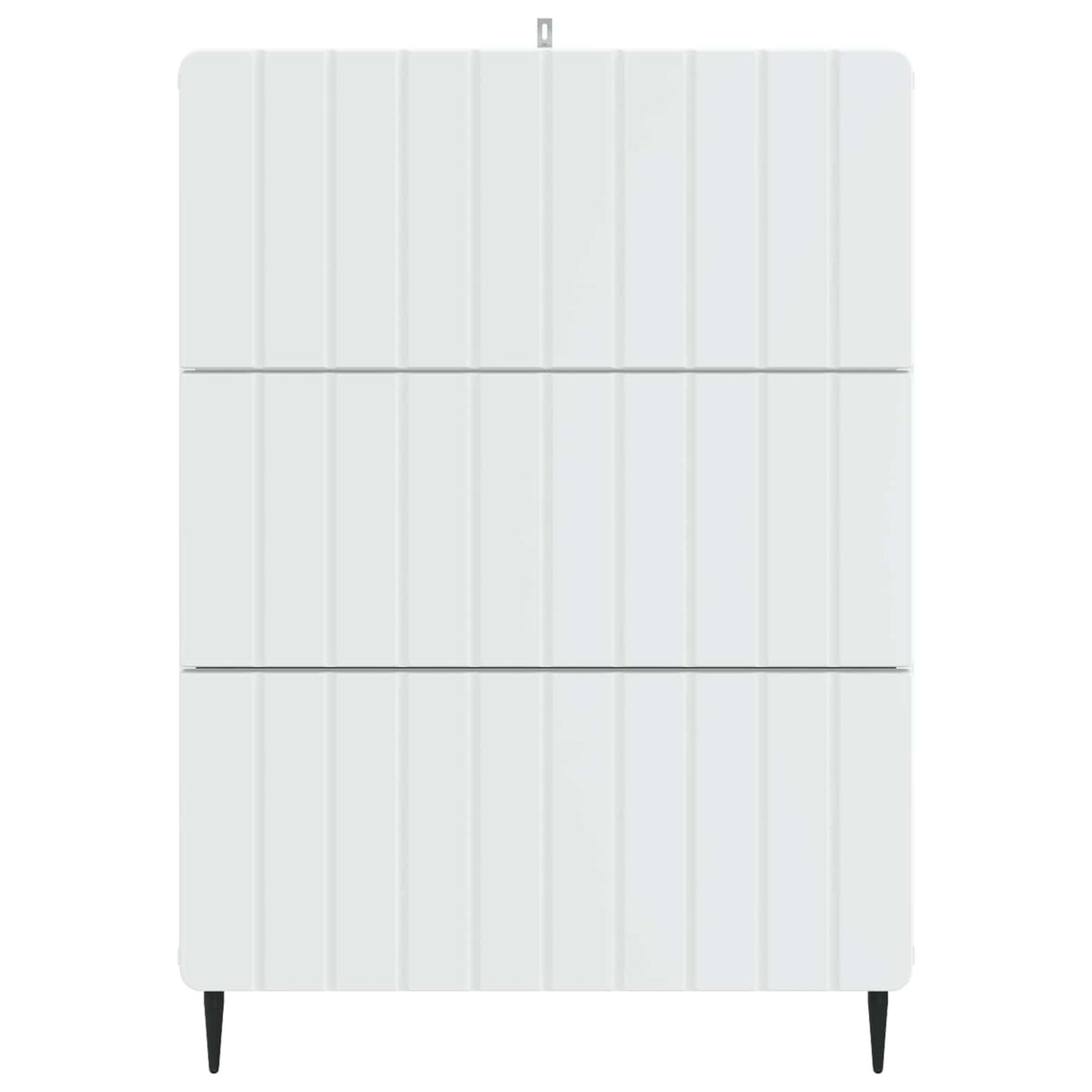 Drawer Cabinet White 66 x 34.5 x 92 cm Engineered Wood
