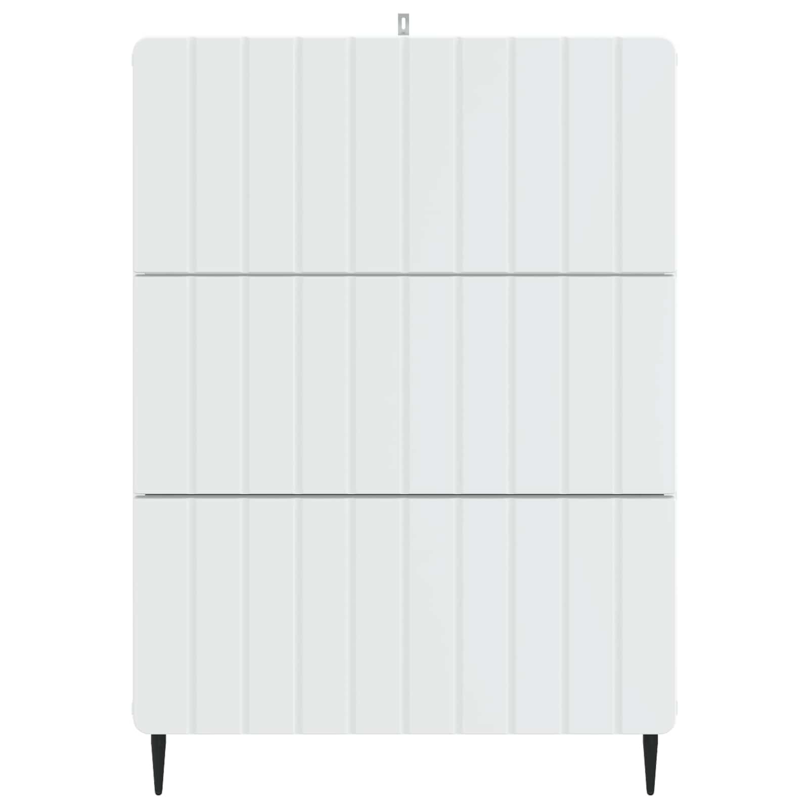 Drawer Cabinet White 66 x 34.5 x 92 cm Engineered Wood